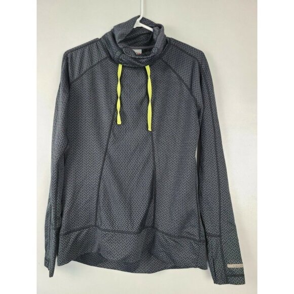 AVALANCHE Outdoor Gray High Neck Pullover Top Sz L - Picture 1 of 8
